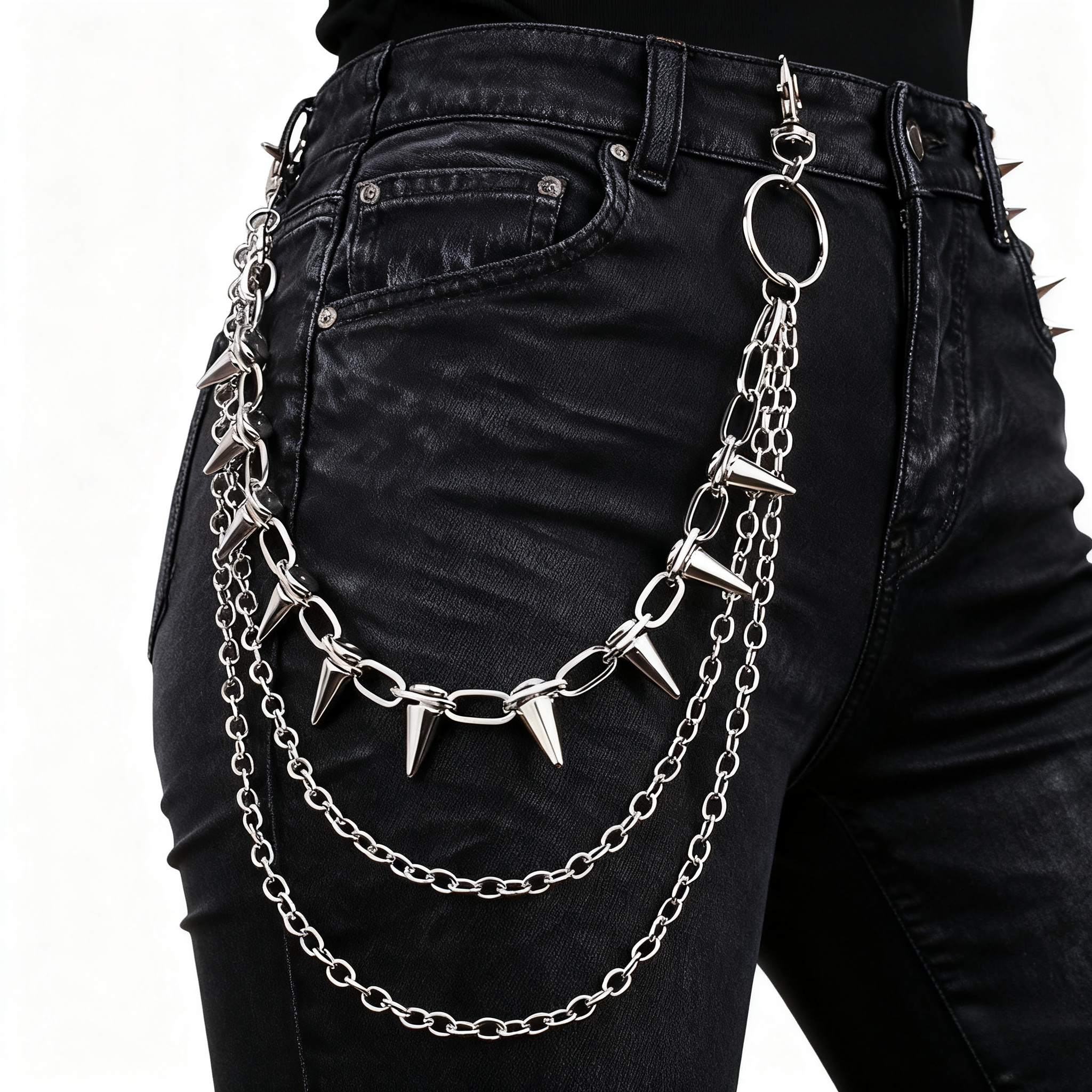 Wallet Chain Bag - Unisex Hip Hop Punk Rock Metal
