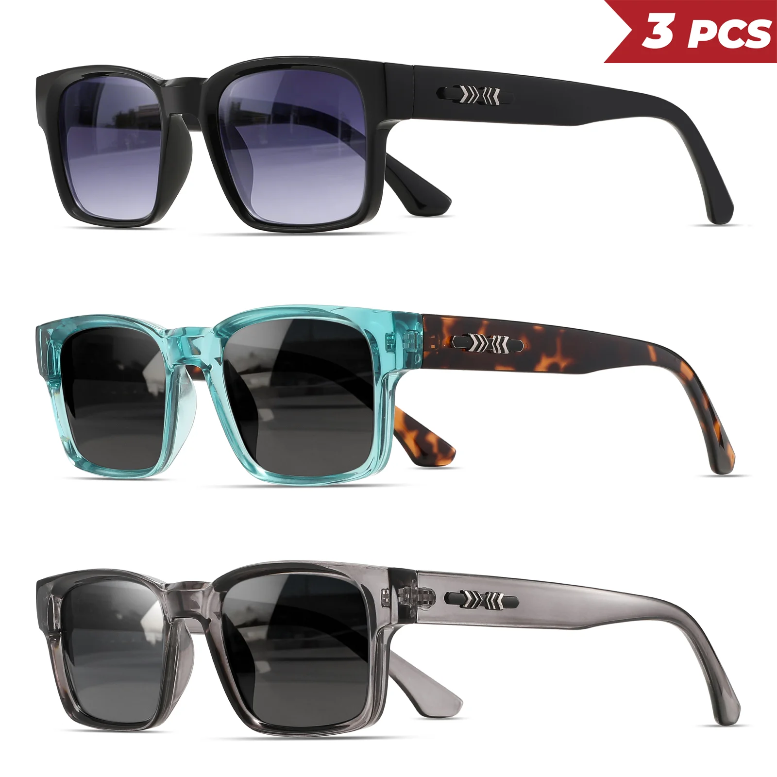 Women Accessories Trending - 1/3PCS Oversize frame One-piece Goggle Men