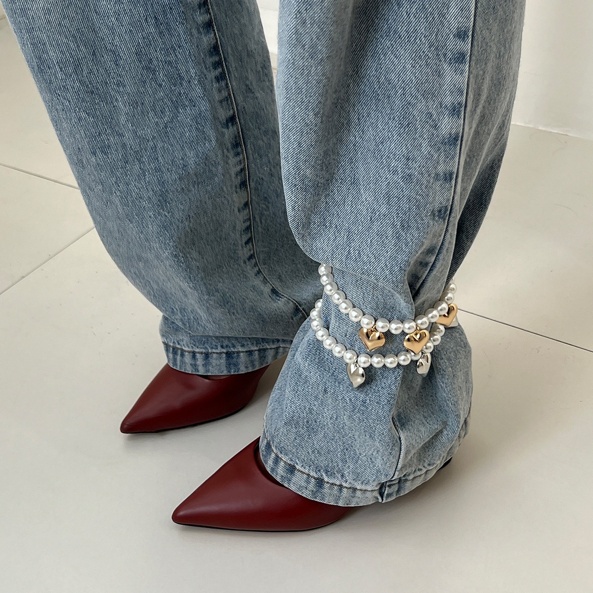 European and American cross-bo – Beaded Anklet Chain recenzja i cena
