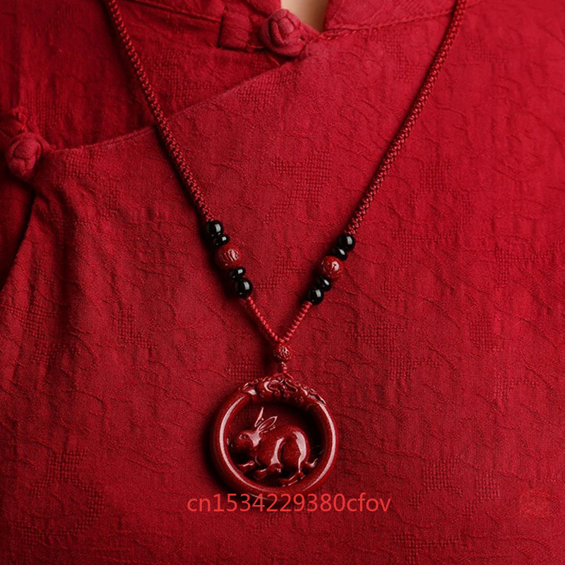 Luxury Red Cinnabar Chinese Zo – Women'S Red Accessories recenzja i cena