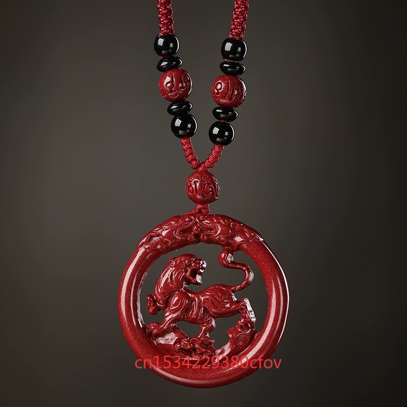 Luxury Red Cinnabar Chinese Zo – Women'S Red Accessories recenzja i cena