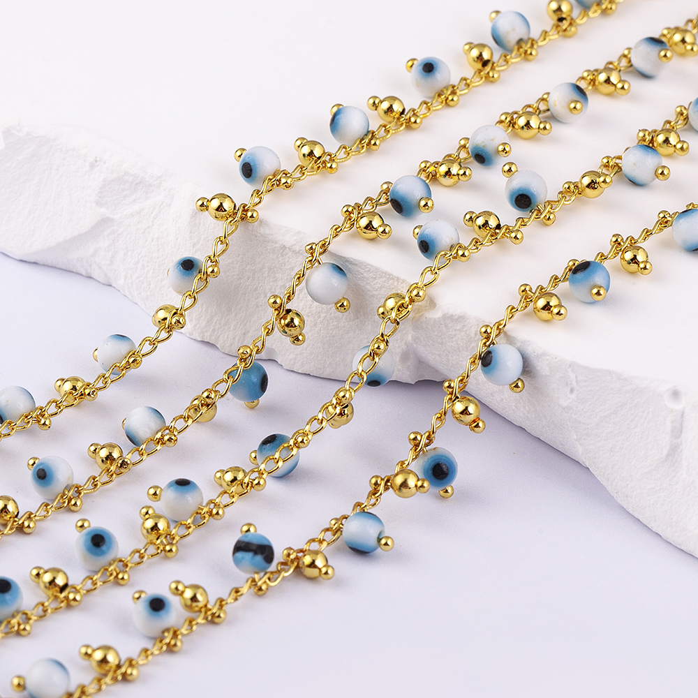 1Meter Metal Ball Beaded Chain – Beaded Anklet Chain recenzja i cena