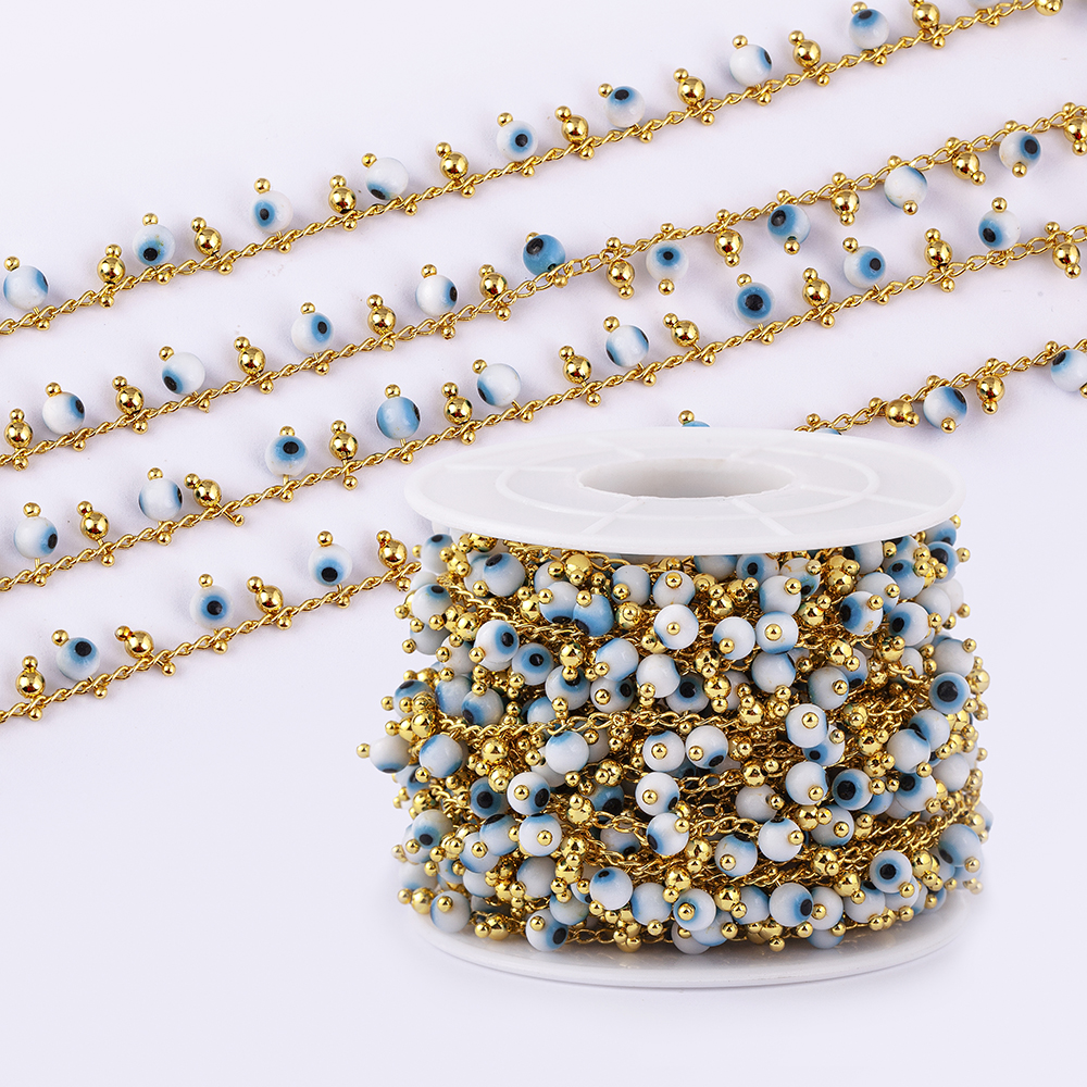 1Meter Metal Ball Beaded Chain – Beaded Anklet Chain recenzja i cena