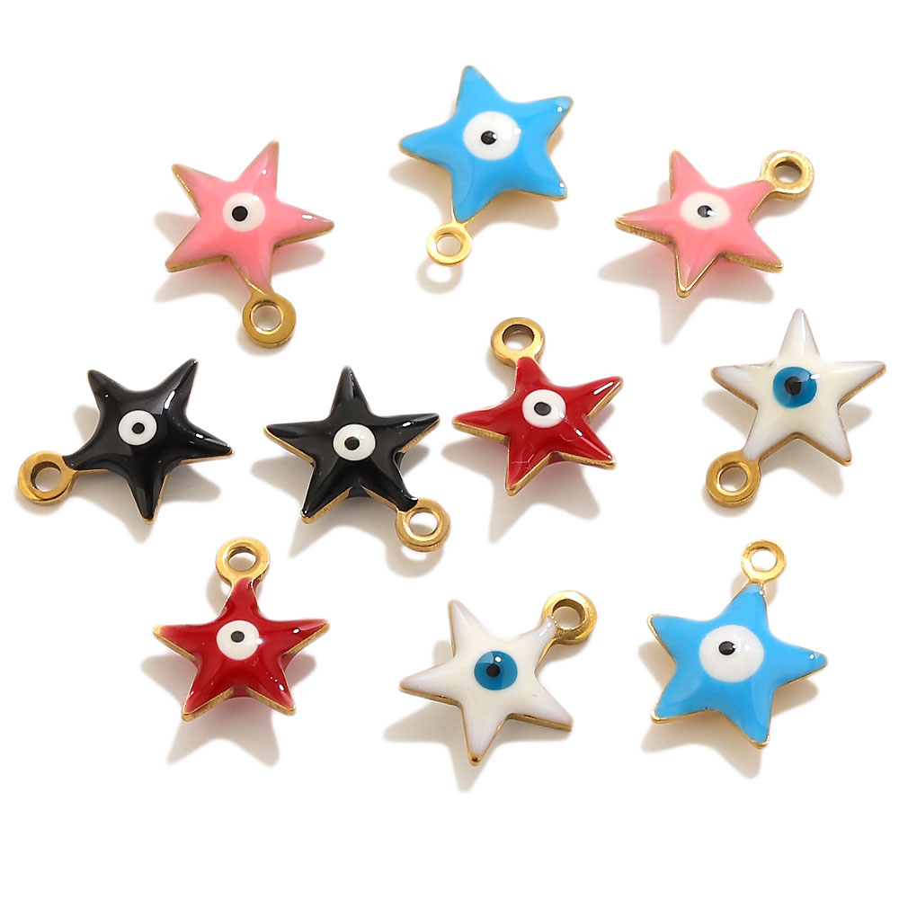 20pcs Stainless Steel Enamel S – Evil Eye Bracelet recenzja i cena