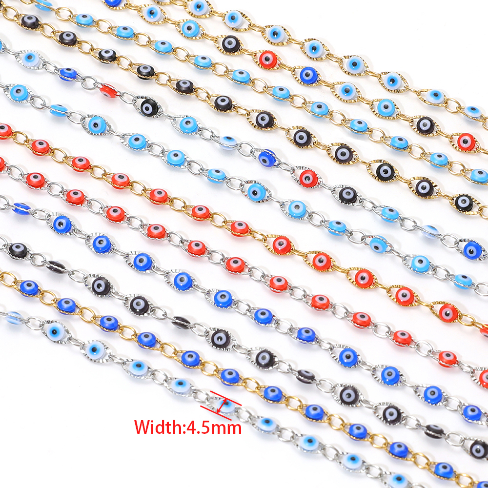 1 Meter Stainless Steel Bohemi – Evil Eye Bracelet recenzja i cena