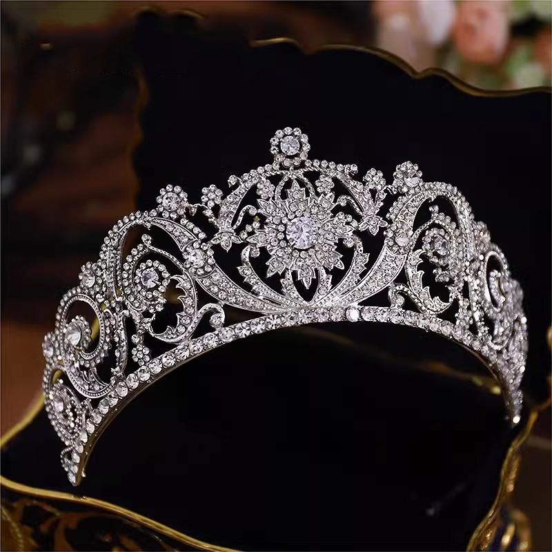Baroque Princess Queen Cubic Z – Women Jewelry Accessories For Black Dress recenzja i cena