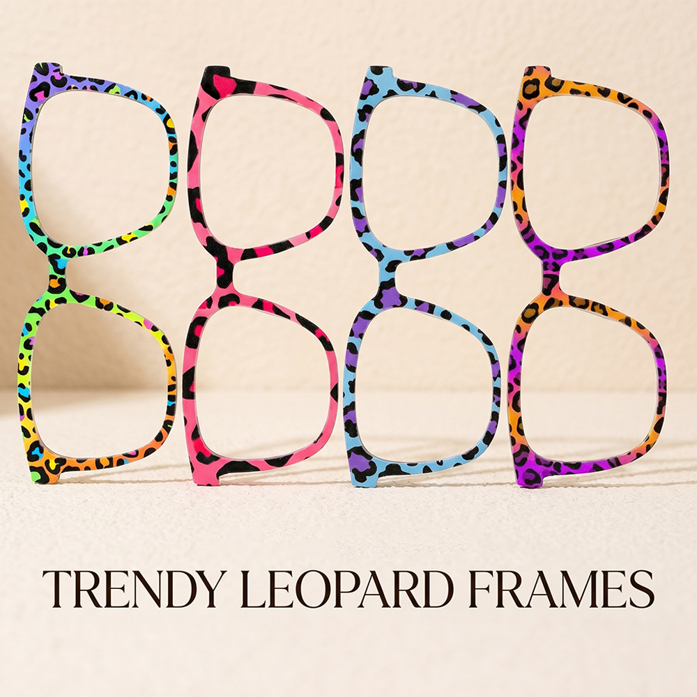 Trendy Rainbow Leopard Print S – Women Accessories Trendy recenzja i cena