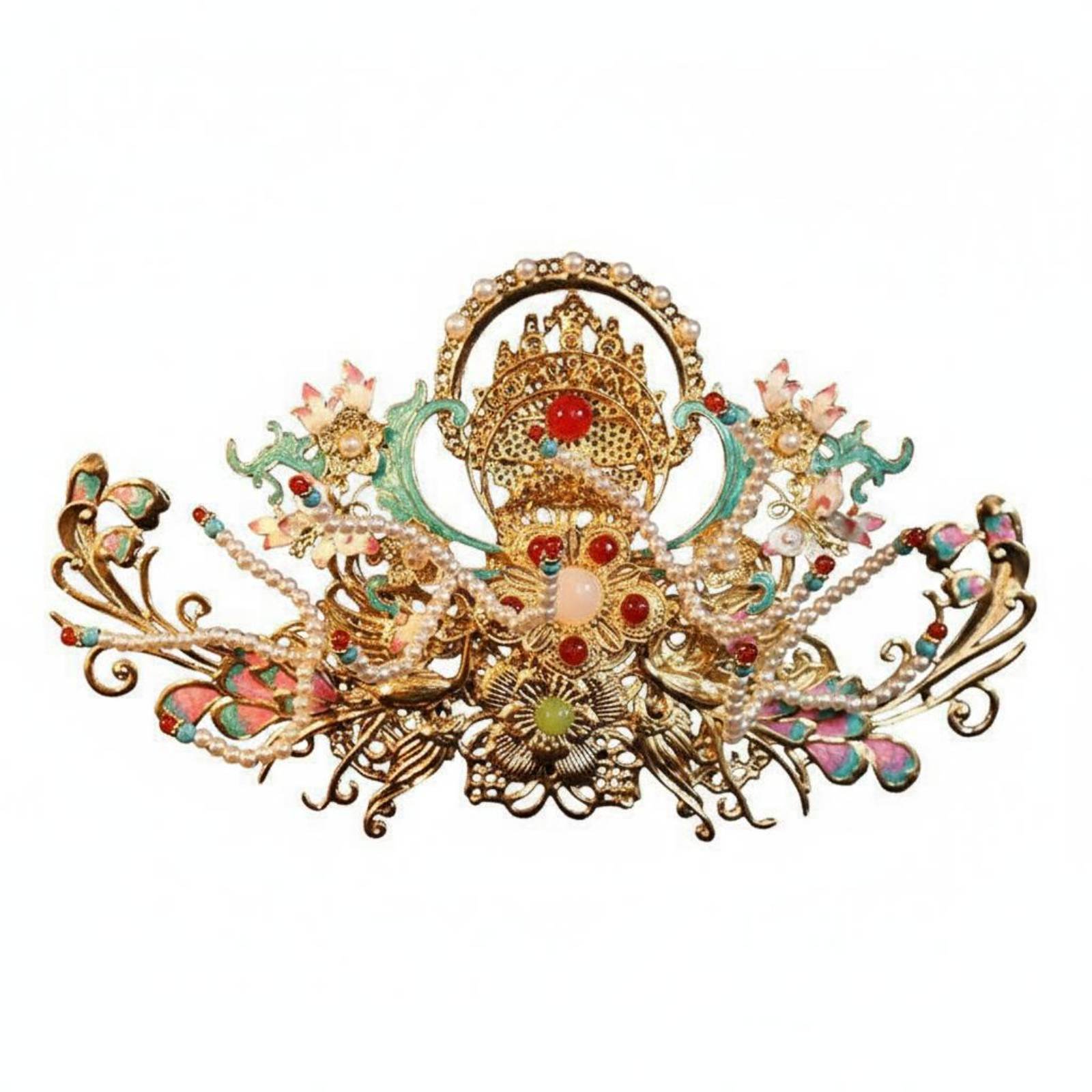 Traditional Chinese Hair Crown – Women'S Accessories Designer recenzja i cena