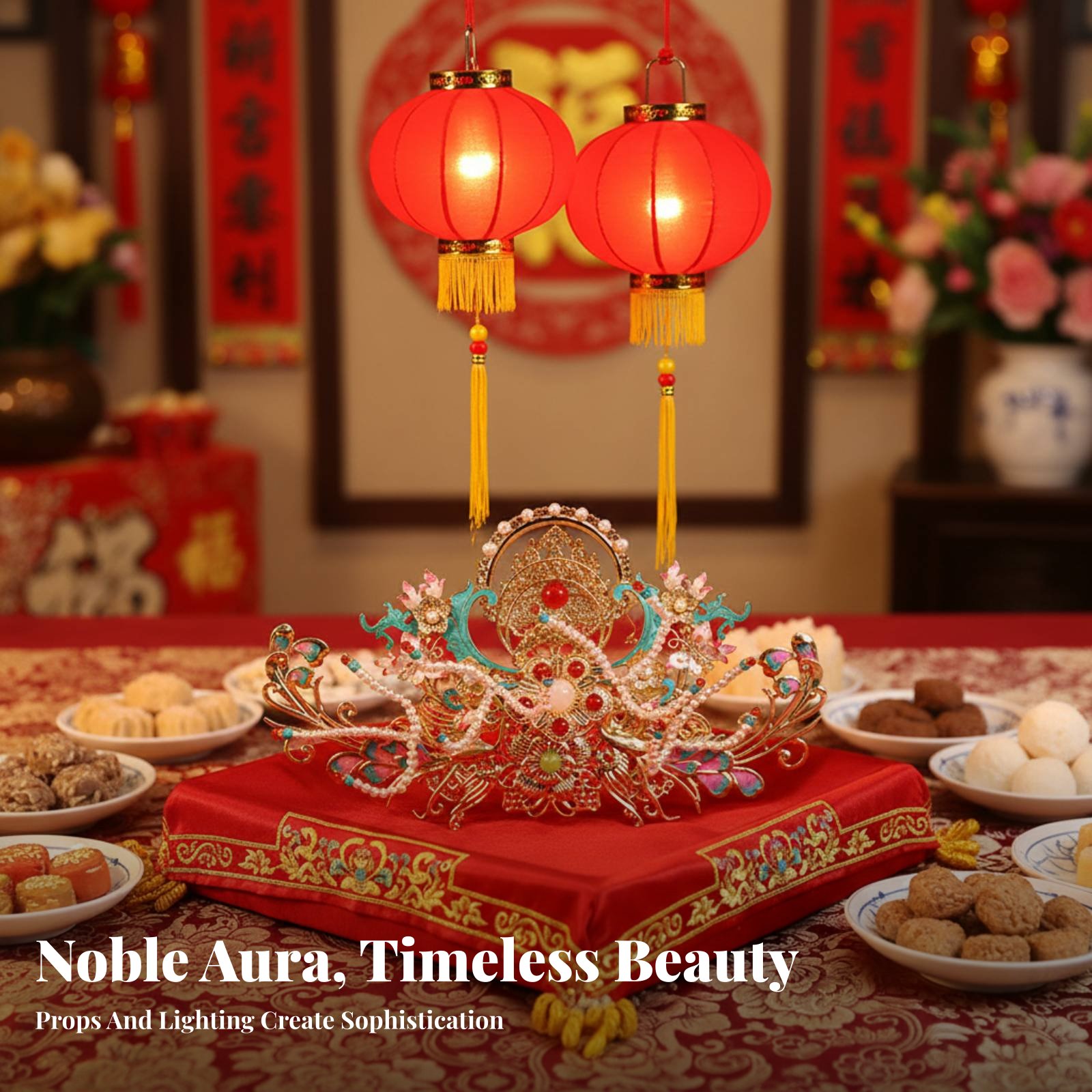 Traditional Chinese Hair Crown – Women'S Accessories Designer recenzja i cena