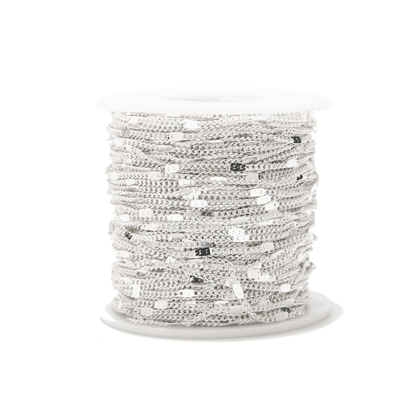 2 Meters Stainless Steel Silve – Beaded Anklet Chain recenzja i cena