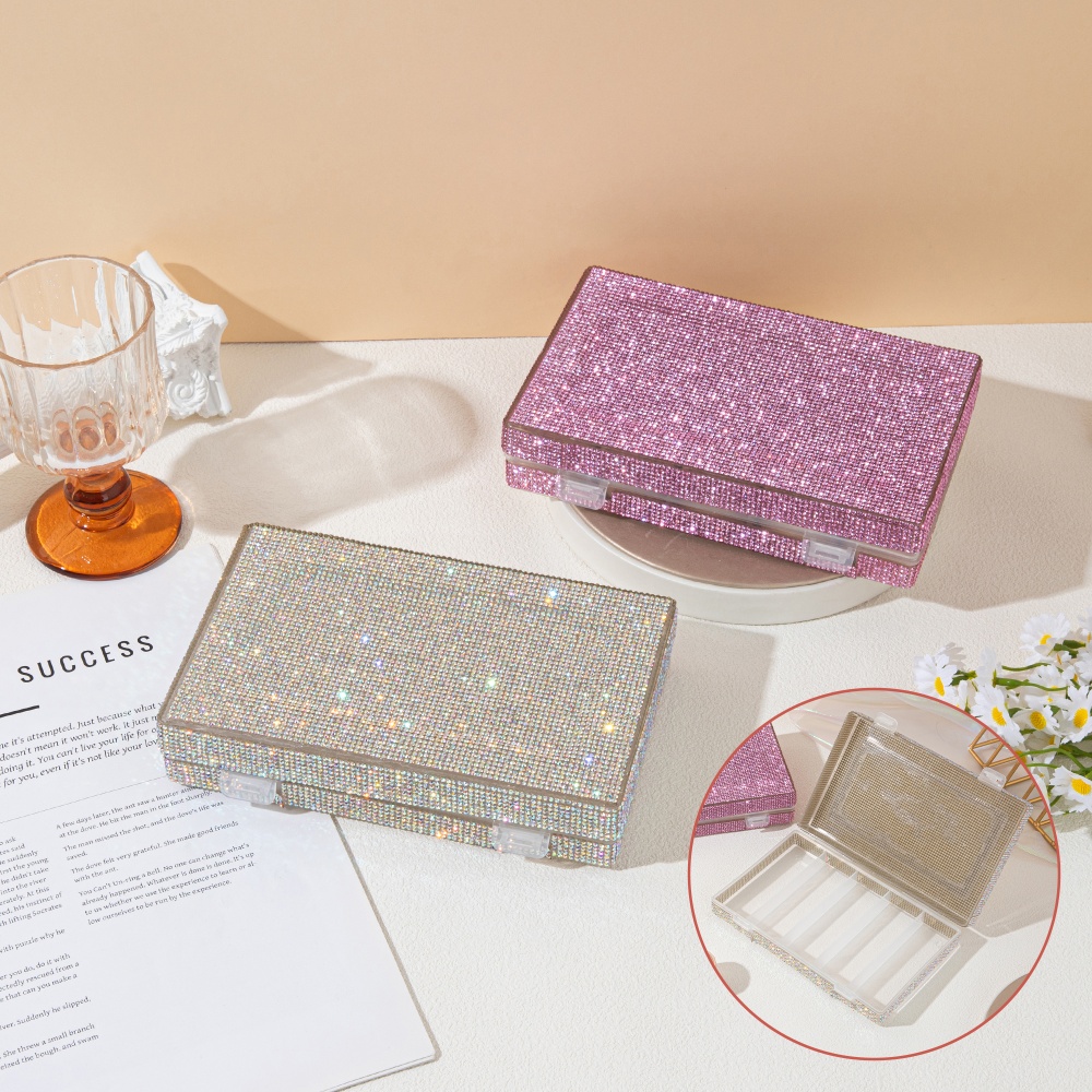 Luxury Shiny Rhinestone Storag – Women Accessories Organizer recenzja i cena