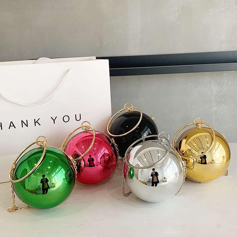 Luxury Women Round Ball Evenin – Wallet Chain Bag recenzja i cena