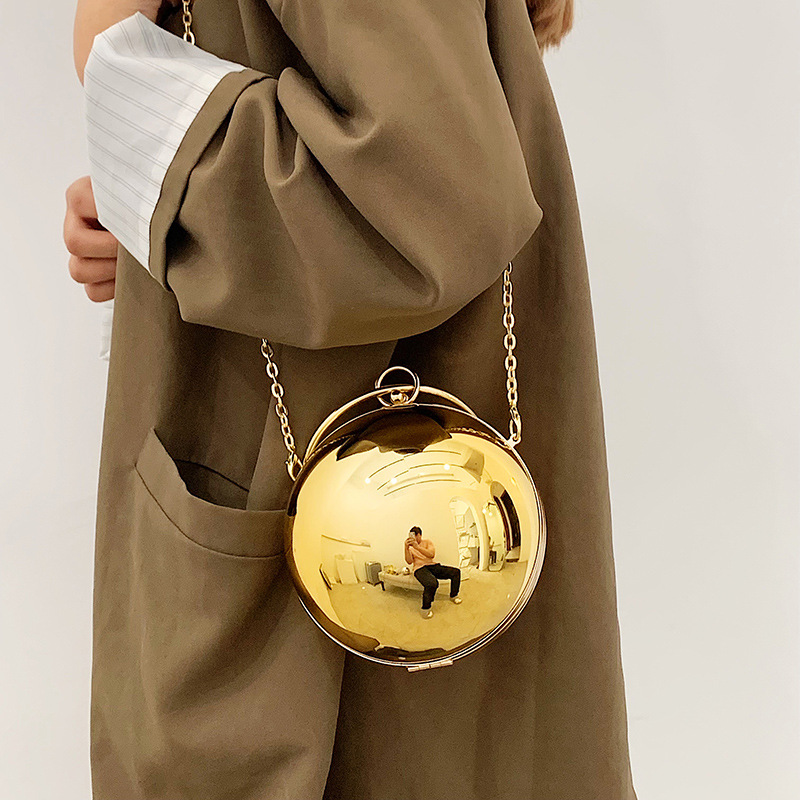 Luxury Women Round Ball Evenin – Wallet Chain Bag recenzja i cena