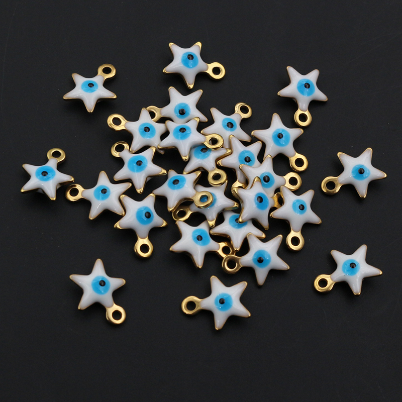 20pcs 10x8.5mm Enamel Evil Eye – Evil Eye Bracelet recenzja i cena