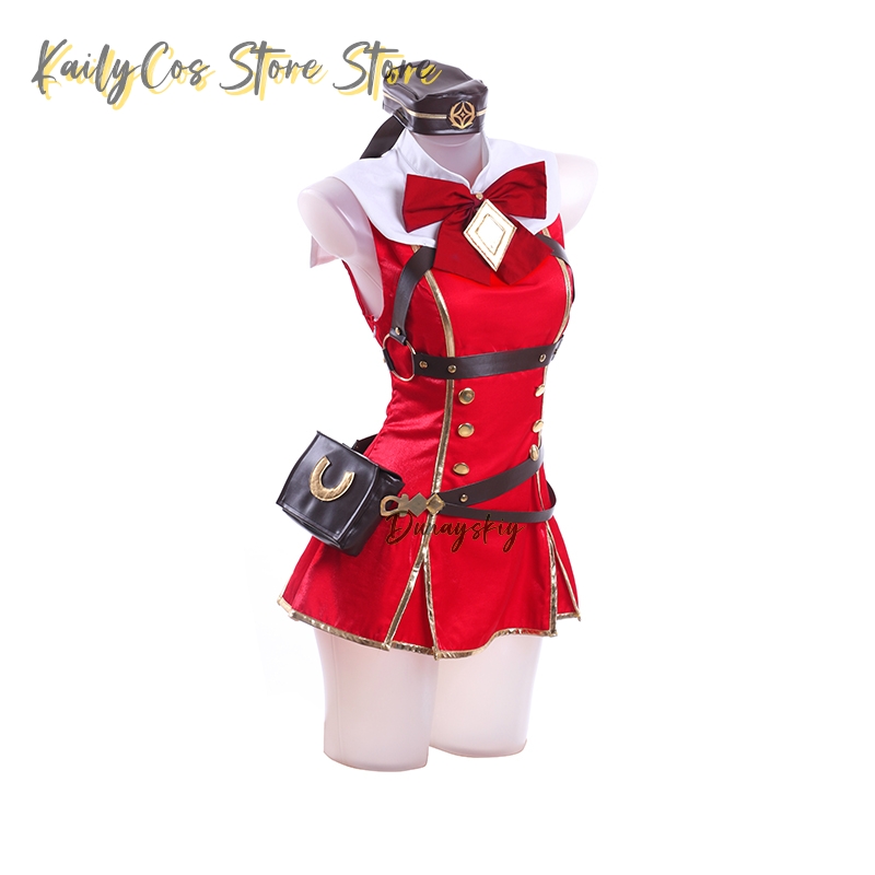 Gold Ship Cosplay Costume Wig  – Women'S Red Accessories recenzja i cena