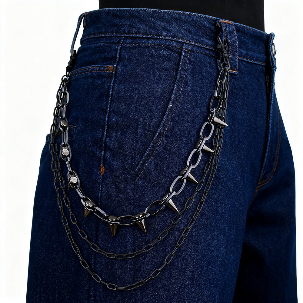 Unisex Hip Hop Punk Rock Metal – Wallet Chain Bag recenzja i cena