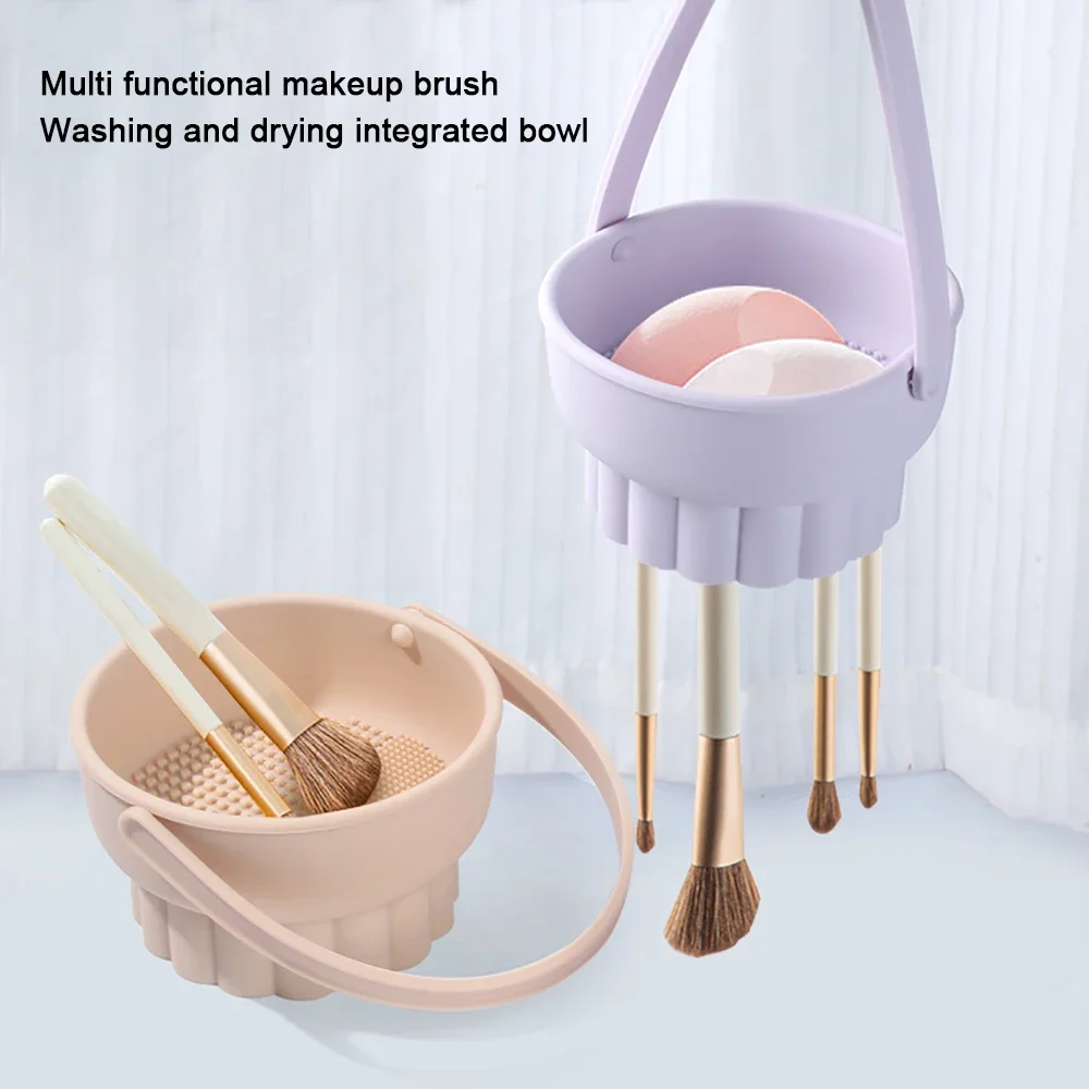 1PC Silicone Washing Bowl Make – Women Accessories Organizer recenzja i cena
