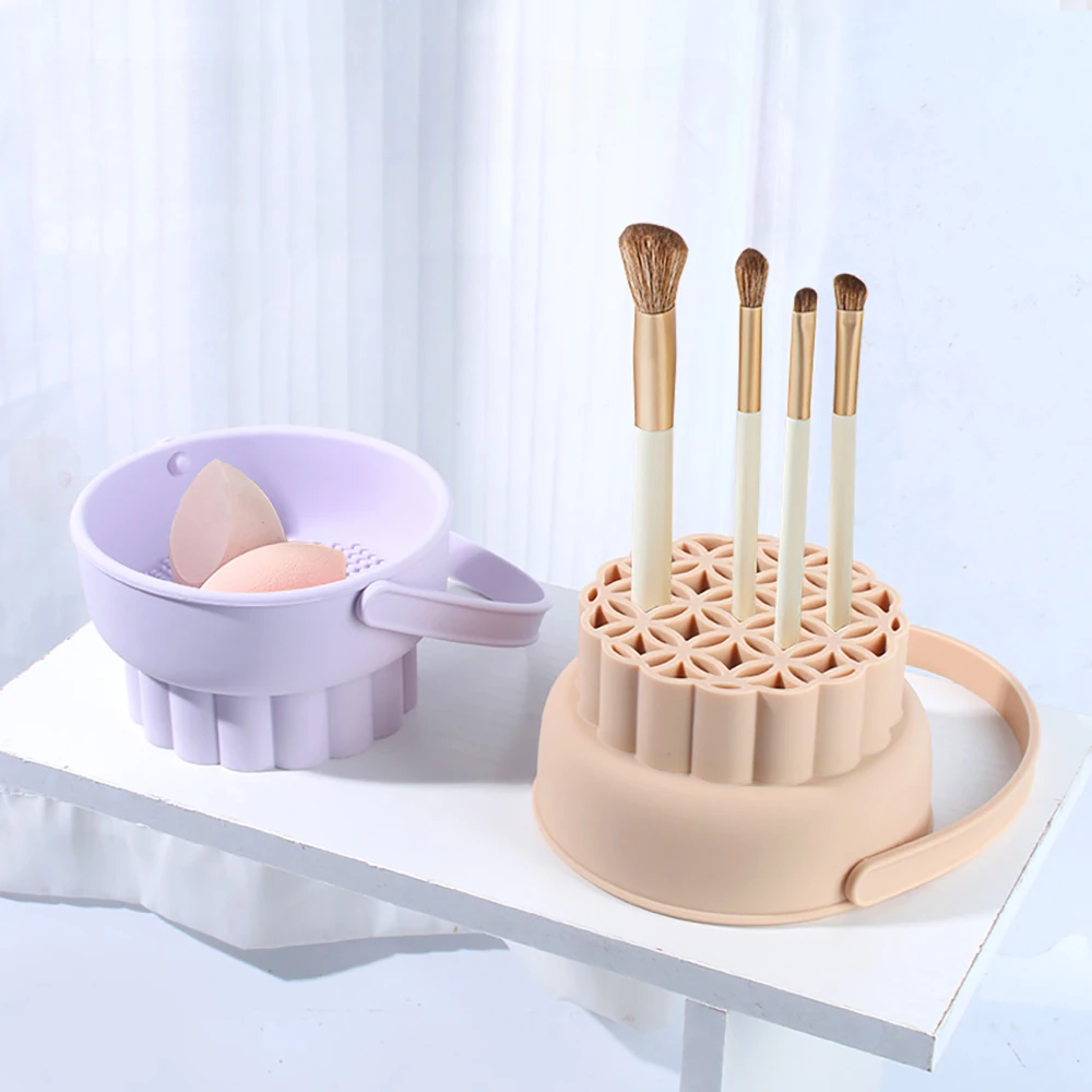 1PC Silicone Washing Bowl Make – Women Accessories Organizer recenzja i cena