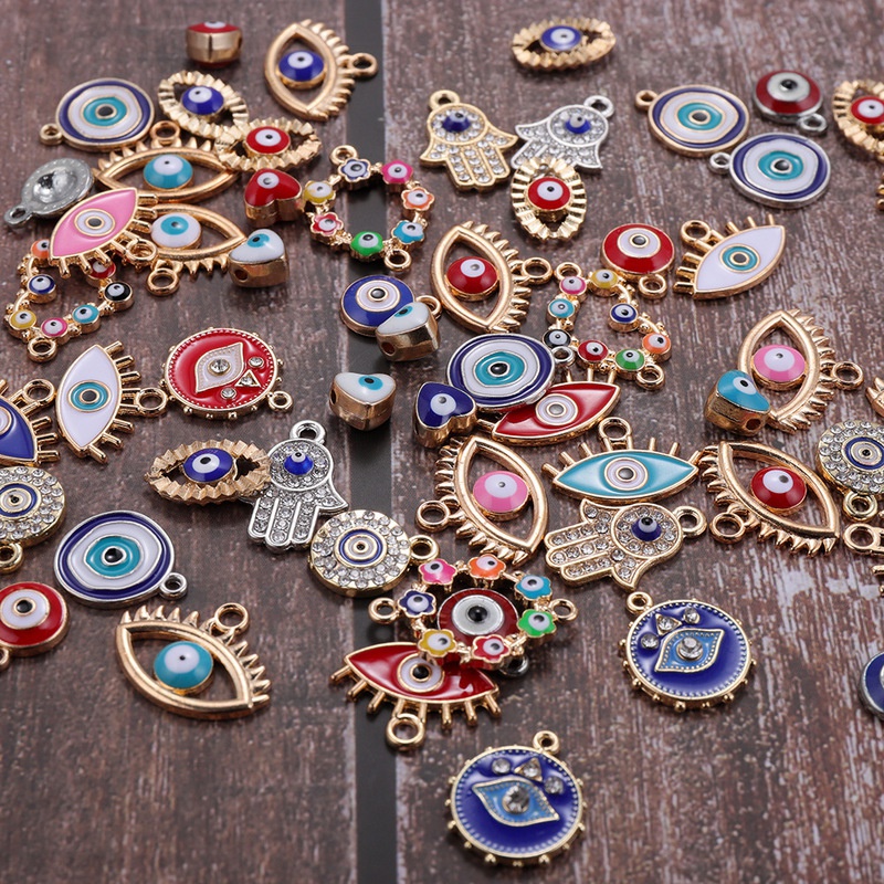 30pcs Mix Alloy Colored Enamel – Evil Eye Bracelet recenzja i cena