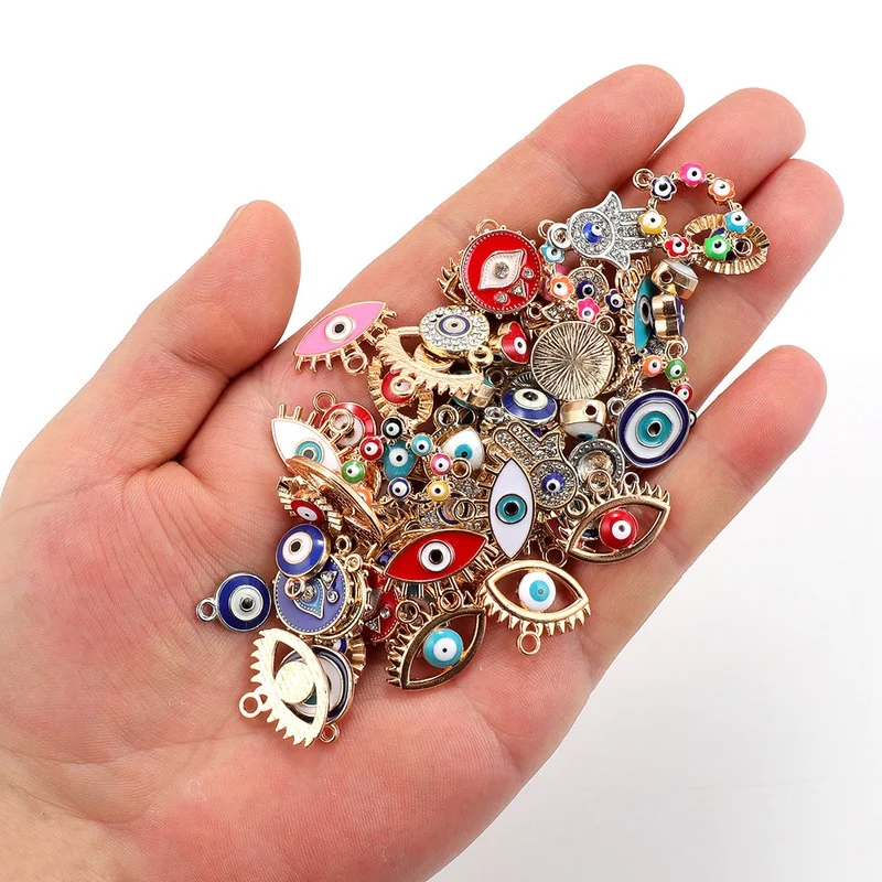 30pcs Mix Alloy Colored Enamel – Evil Eye Bracelet recenzja i cena