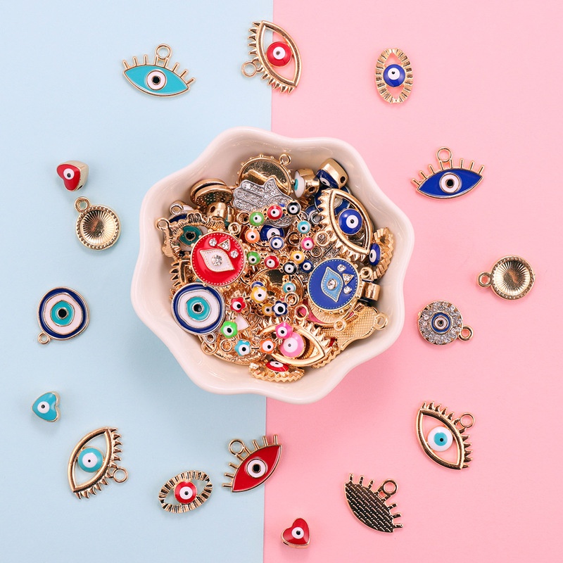 30pcs Mix Alloy Colored Enamel – Evil Eye Bracelet recenzja i cena
