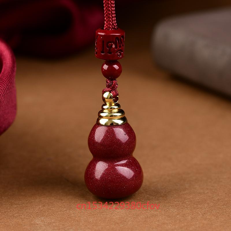 Luxury Red Cinnabar The Gourd  – Women'S Red Accessories recenzja i cena