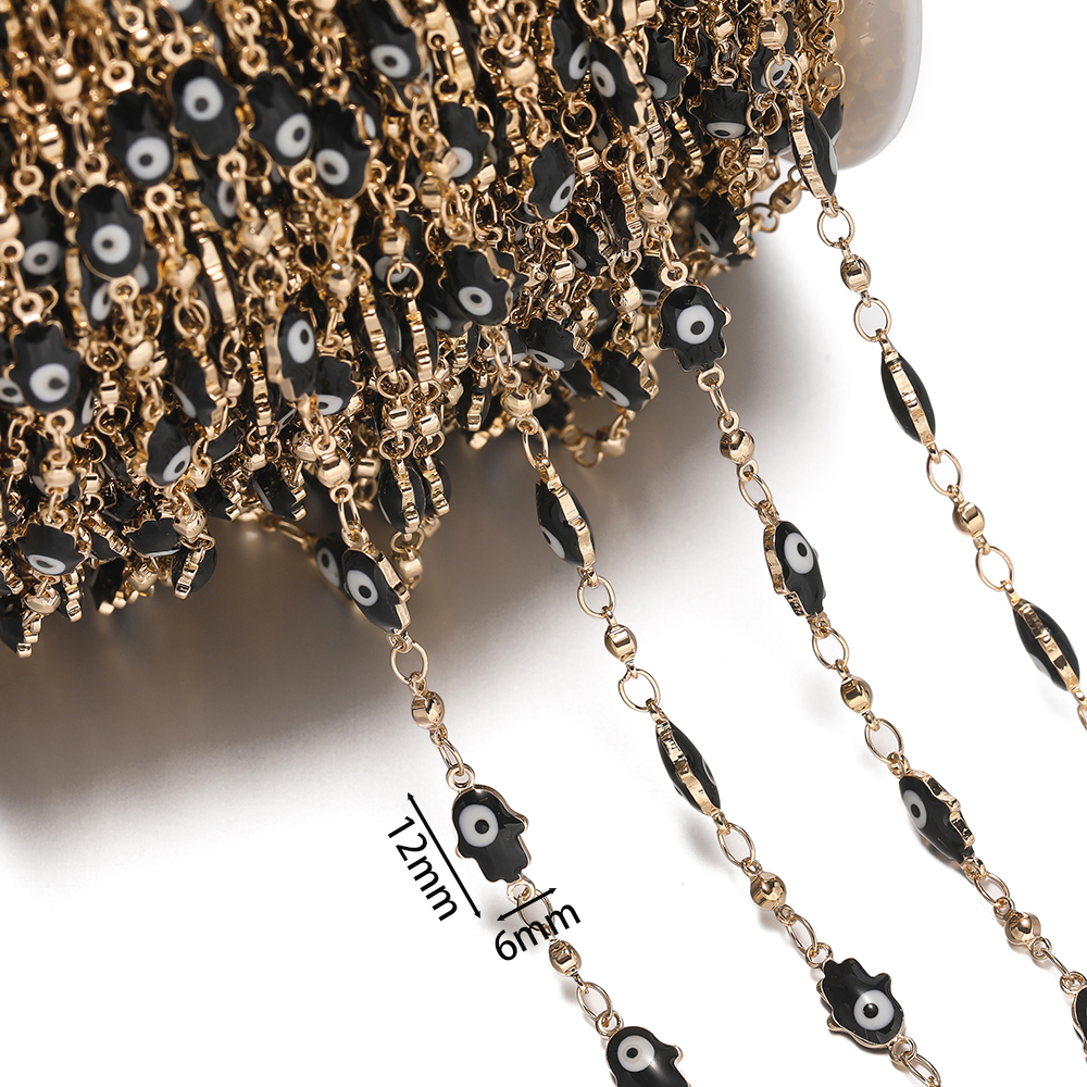 1Meter Crystal Oil Drop Beads  – Evil Eye Bracelet recenzja i cena