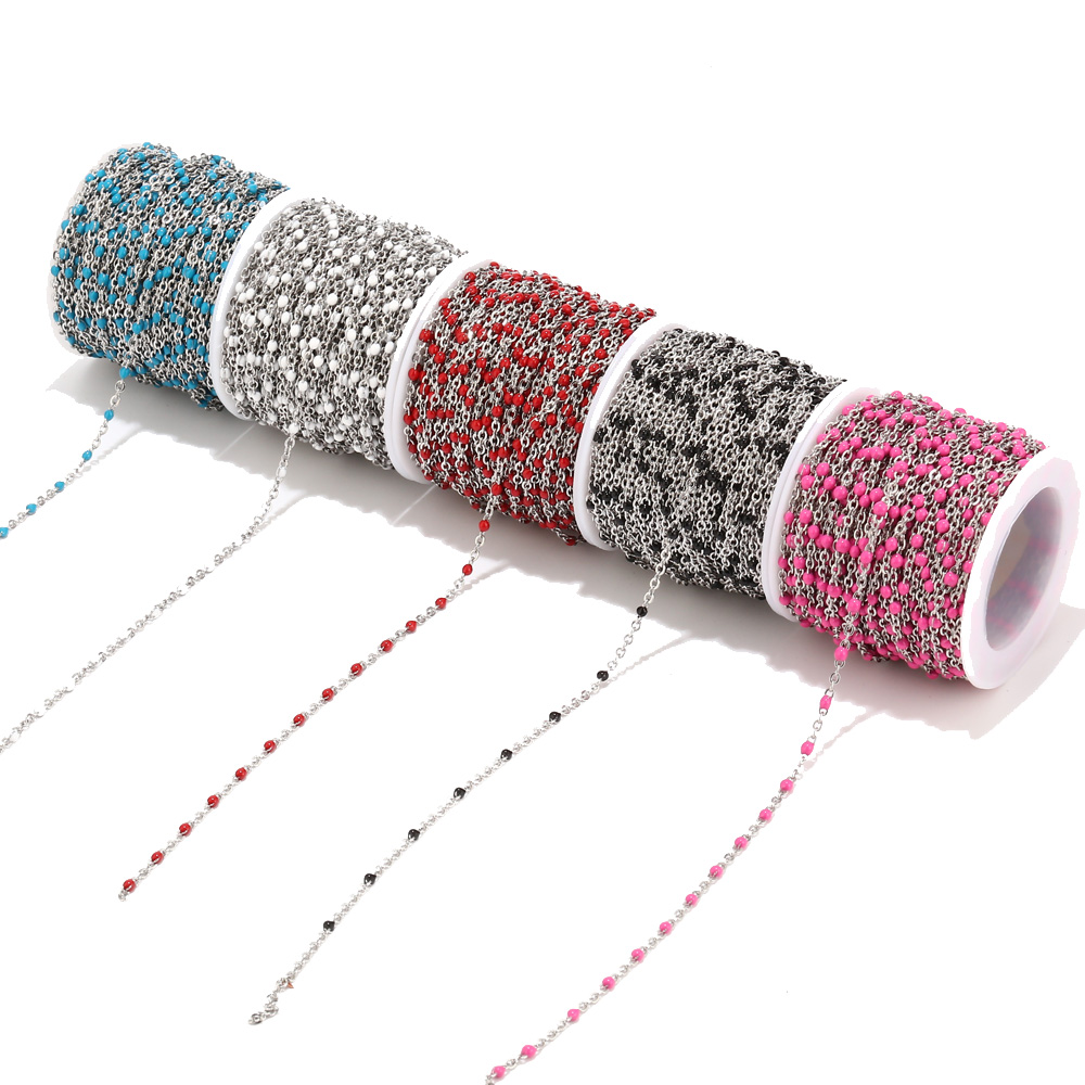 2mm Width 2M Stainless Steel C – Beaded Anklet Chain recenzja i cena
