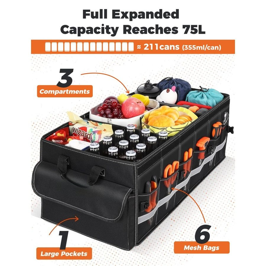 Car Trunk Organizer for SUV 75 – Women Accessories Organizer recenzja i cena
