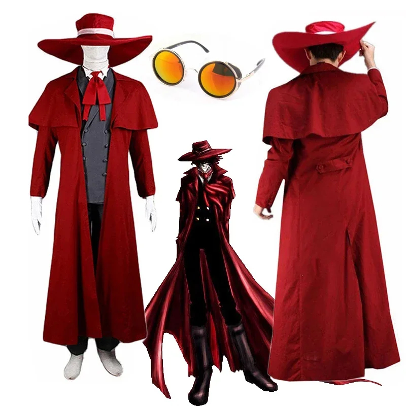 Anime Hellsing Alucard Cosplay – Women'S Red Accessories recenzja i cena