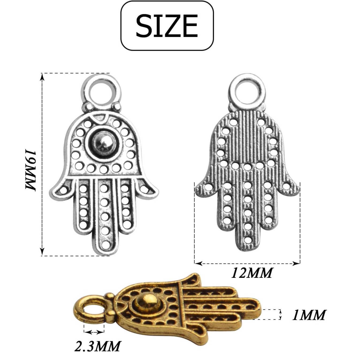 100pcs Hand Of Fatima Hamsa Ha – Evil Eye Bracelet recenzja i cena