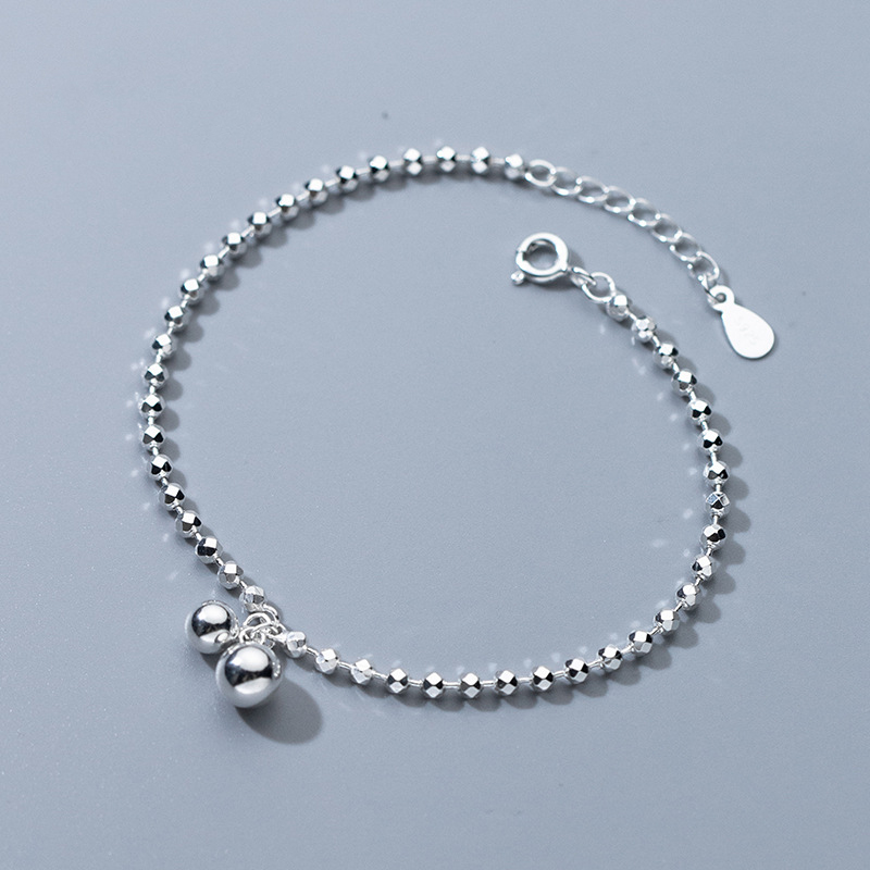 925 Sterling Silver Diamond-Cu – Beaded Anklet Chain recenzja i cena