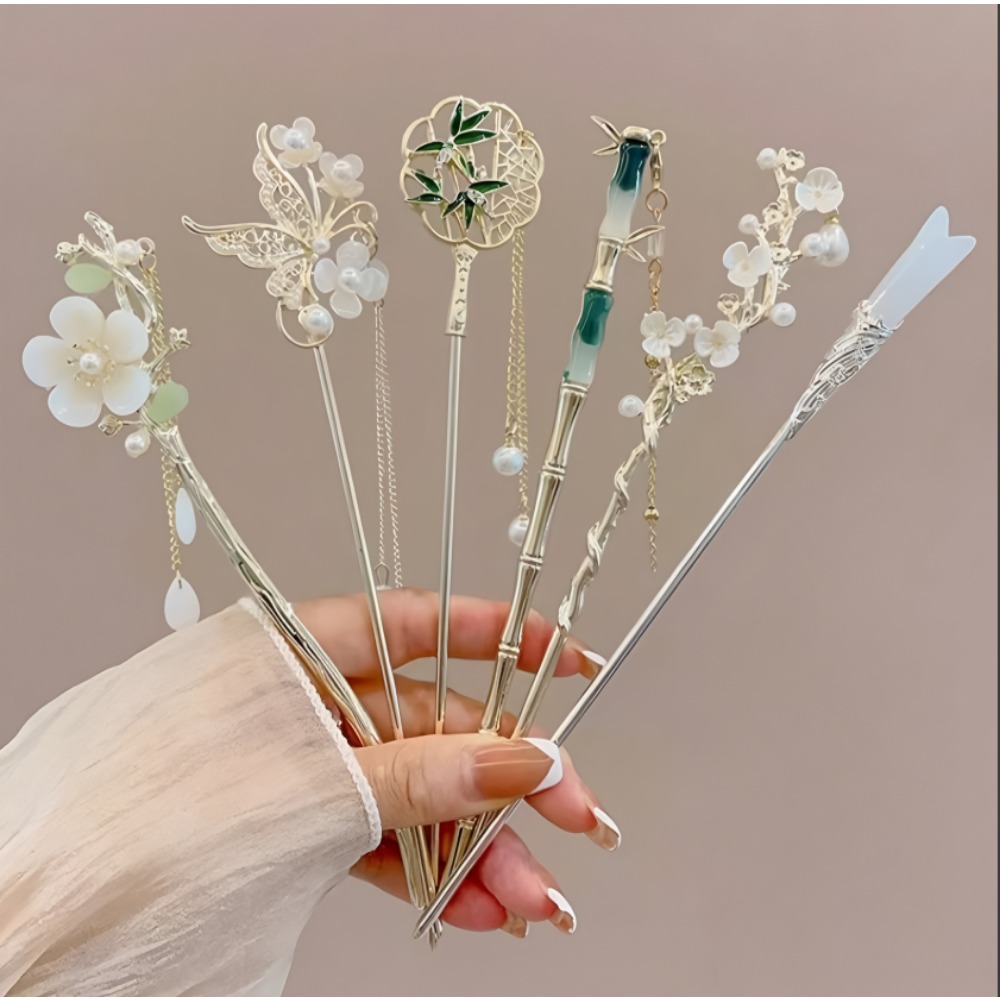 1/6pcs Elegant Chinese Style T – Women'S Accessories Designer recenzja i cena