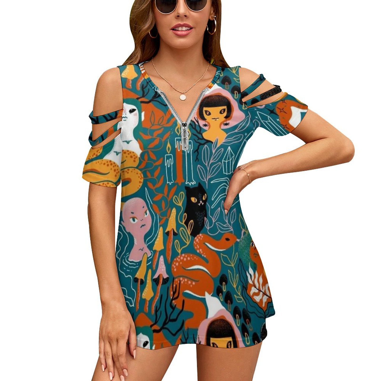 Coven. Witch Magic Sisters. Ne – Women Accessories Vector recenzja i cena