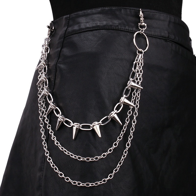 Hip Hop Punk Rock Metal Pants  – Wallet Chain Bag recenzja i cena