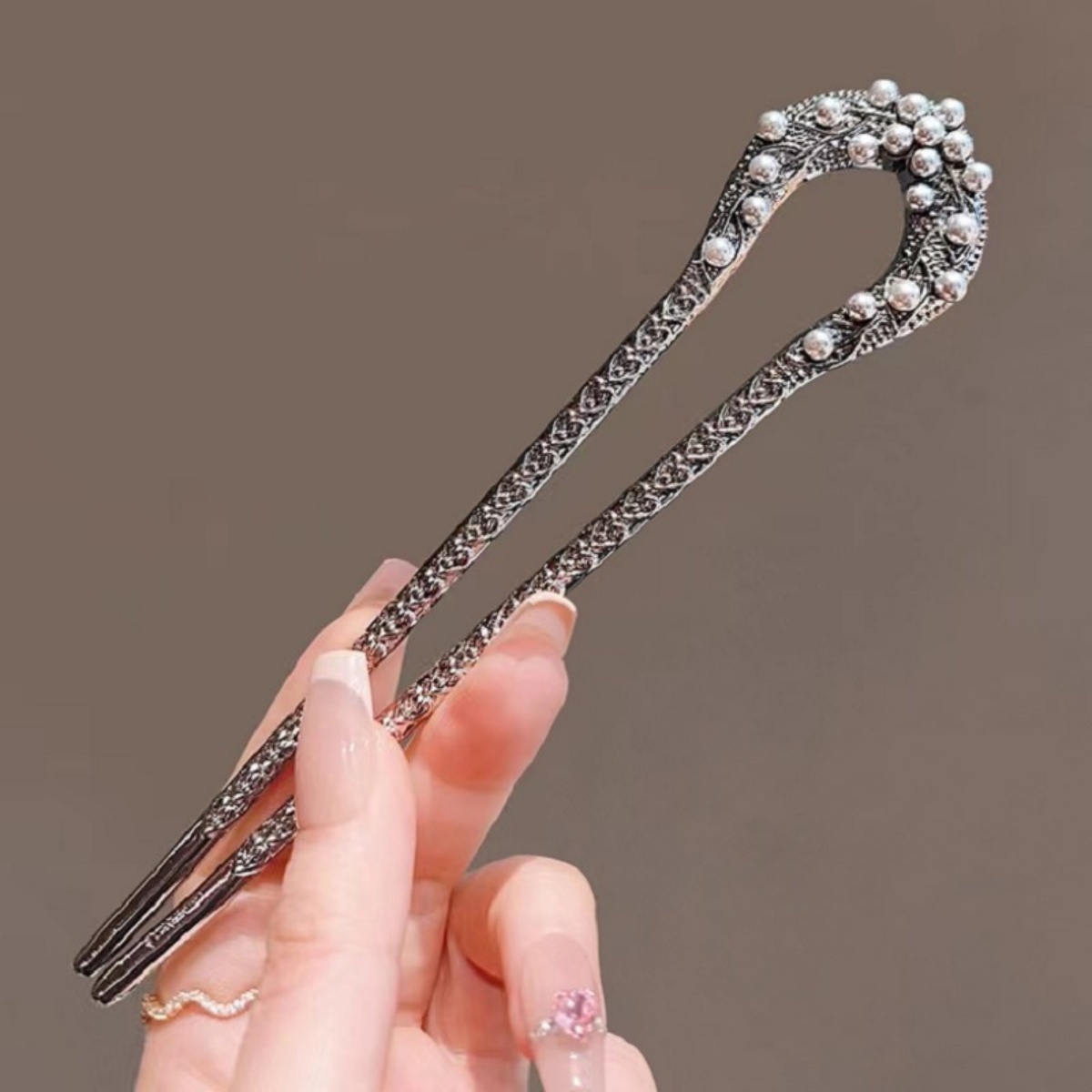 New Pearl U Shaped Hairpin For – Women Accessories Trendy recenzja i cena