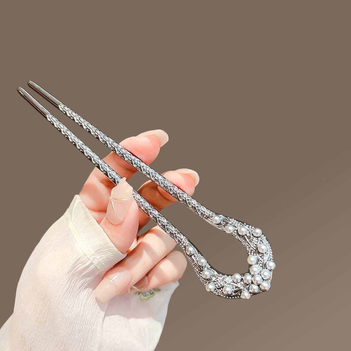 New Pearl U Shaped Hairpin For – Women Accessories Trendy recenzja i cena