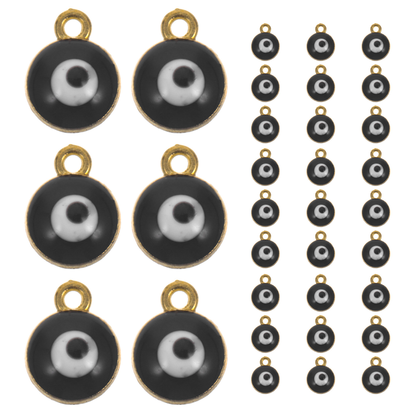 40Pcs Round Evil Eye Pendants  – Evil Eye Bracelet recenzja i cena