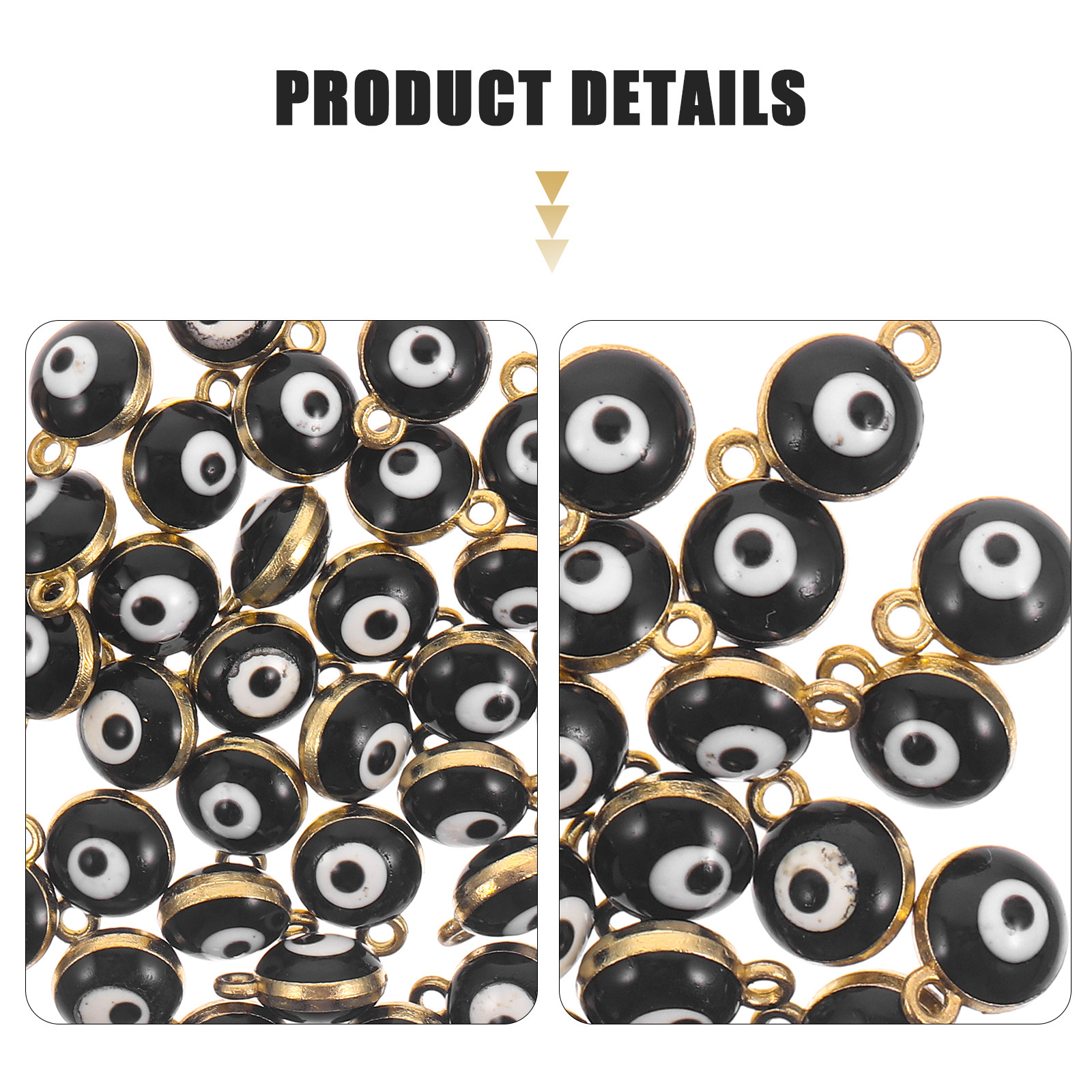 40Pcs Round Evil Eye Pendants  – Evil Eye Bracelet recenzja i cena