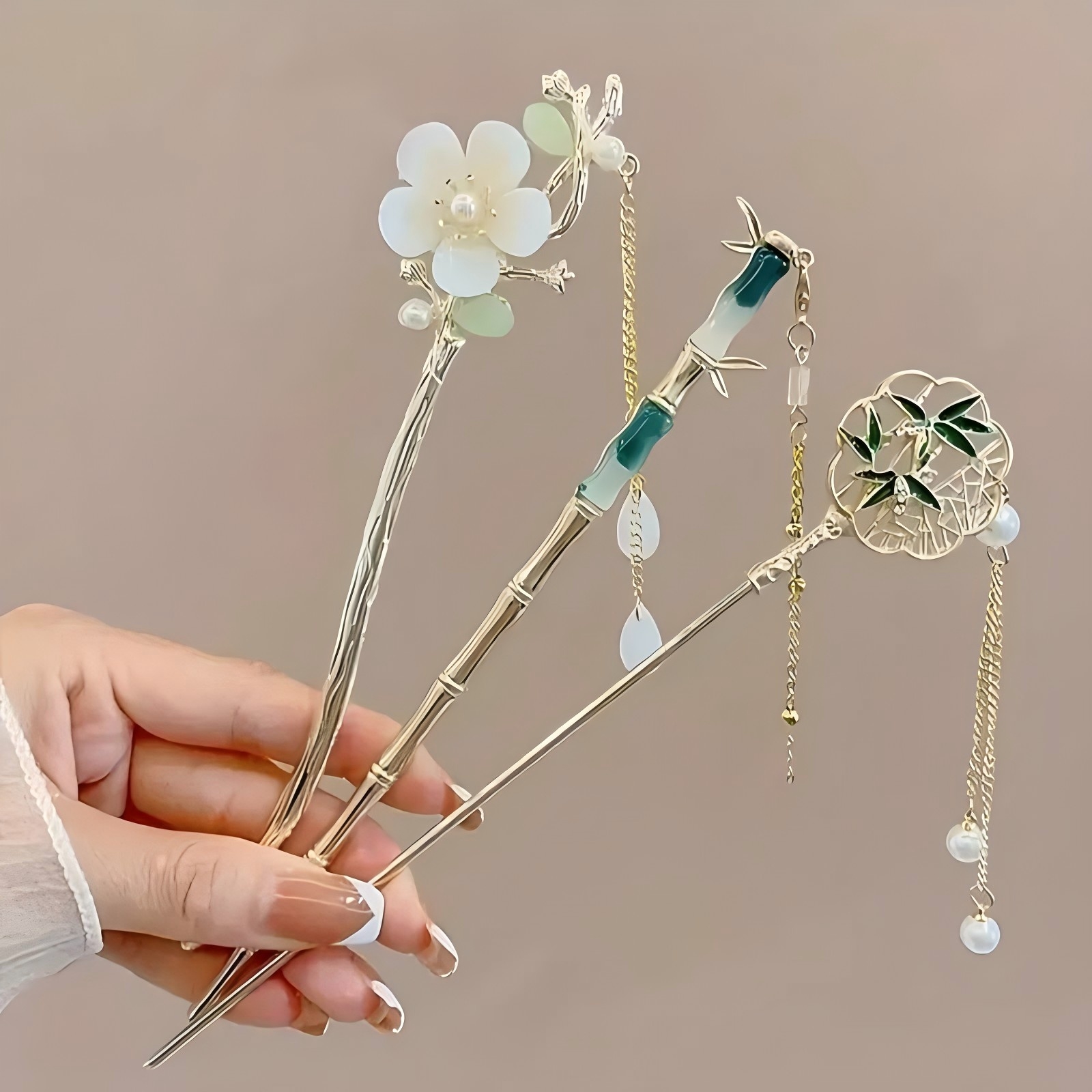 1/6pcs Elegant Chinese Style T – Women'S Accessories Designer recenzja i cena