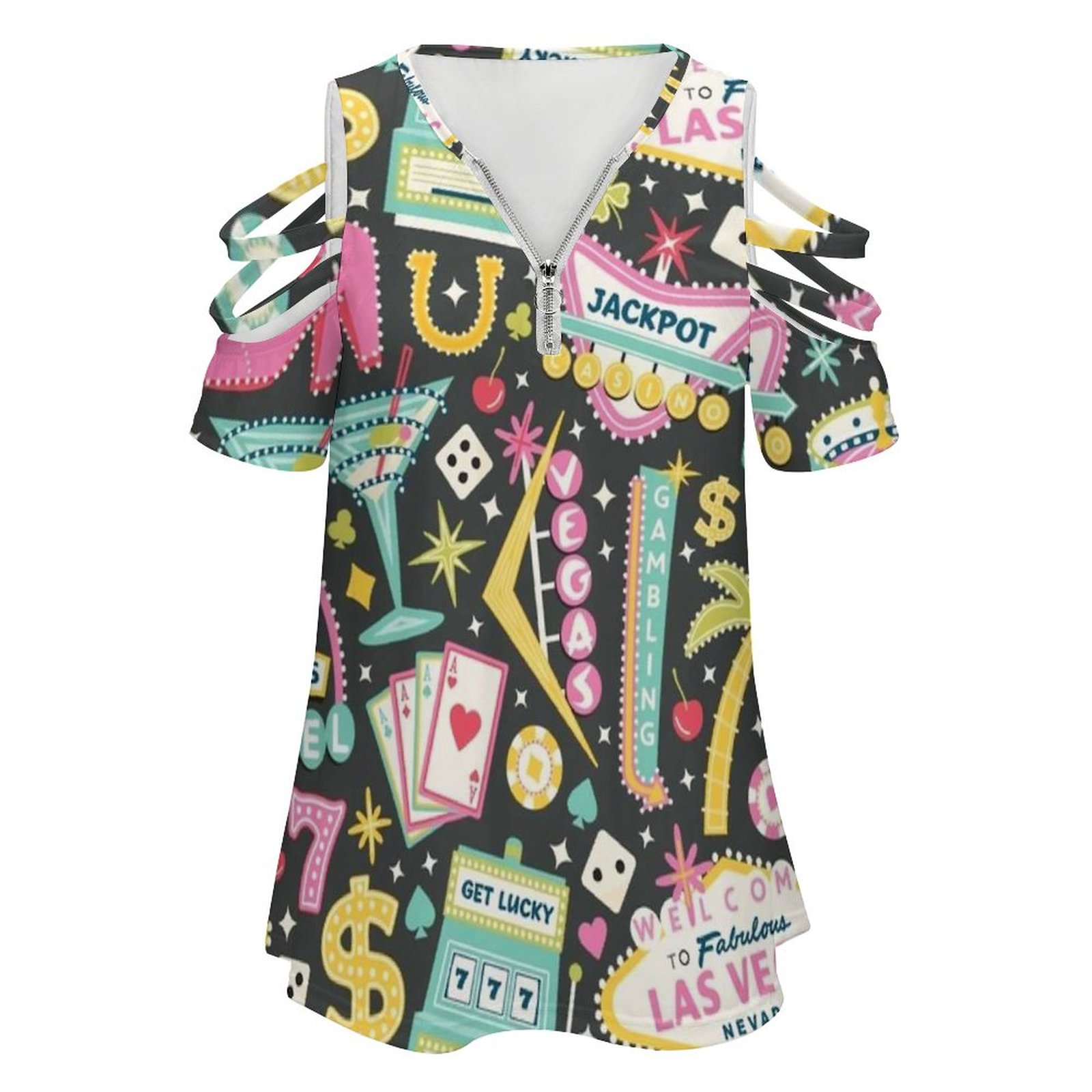 Viva Las Vegas Women's T-Shirt – Women Accessories Vector recenzja i cena