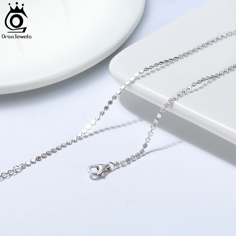 ORSA JEWELS Genuine 925 Sterli – Beaded Anklet Chain recenzja i cena