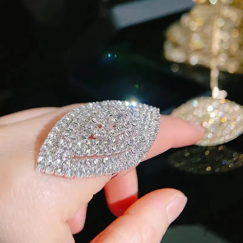 Red Black Rhinestone Eye Shape – Women Jewelry Accessories For Black Dress recenzja i cena