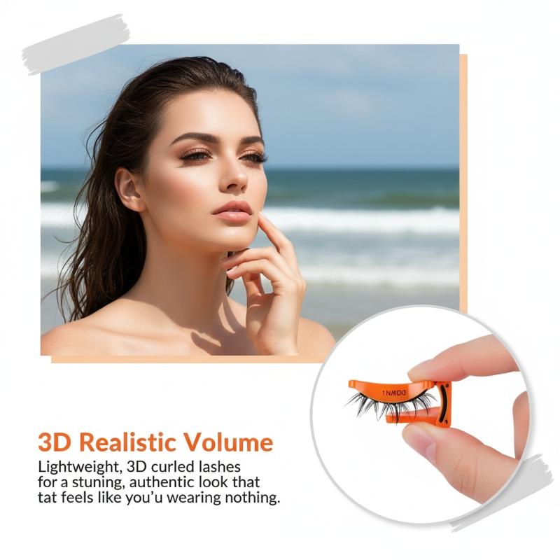 Magnetic 3D Eyelashes Set Natu – Women Accessories Organizer recenzja i cena