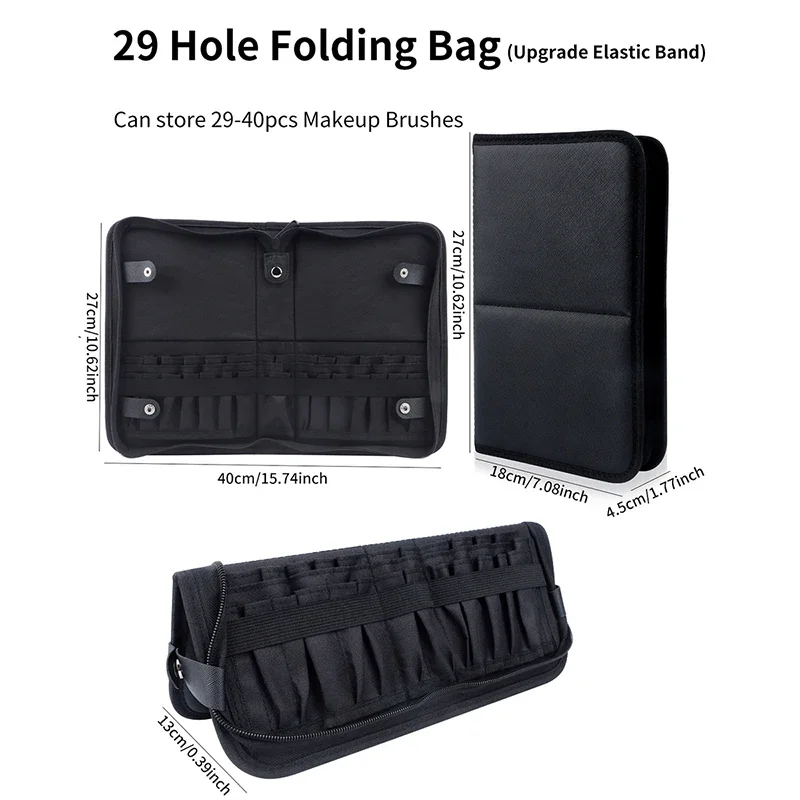 29/23 Holes Foldable Makeup Br – Women Accessories Organizer recenzja i cena