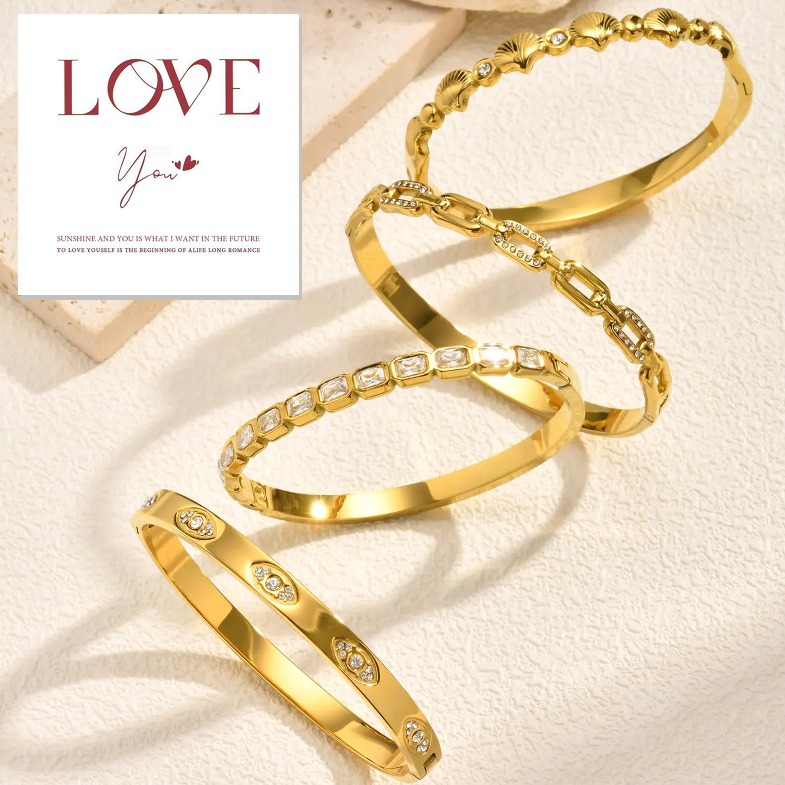 14K Gold Plated Bracelets for  – Evil Eye Bracelet recenzja i cena