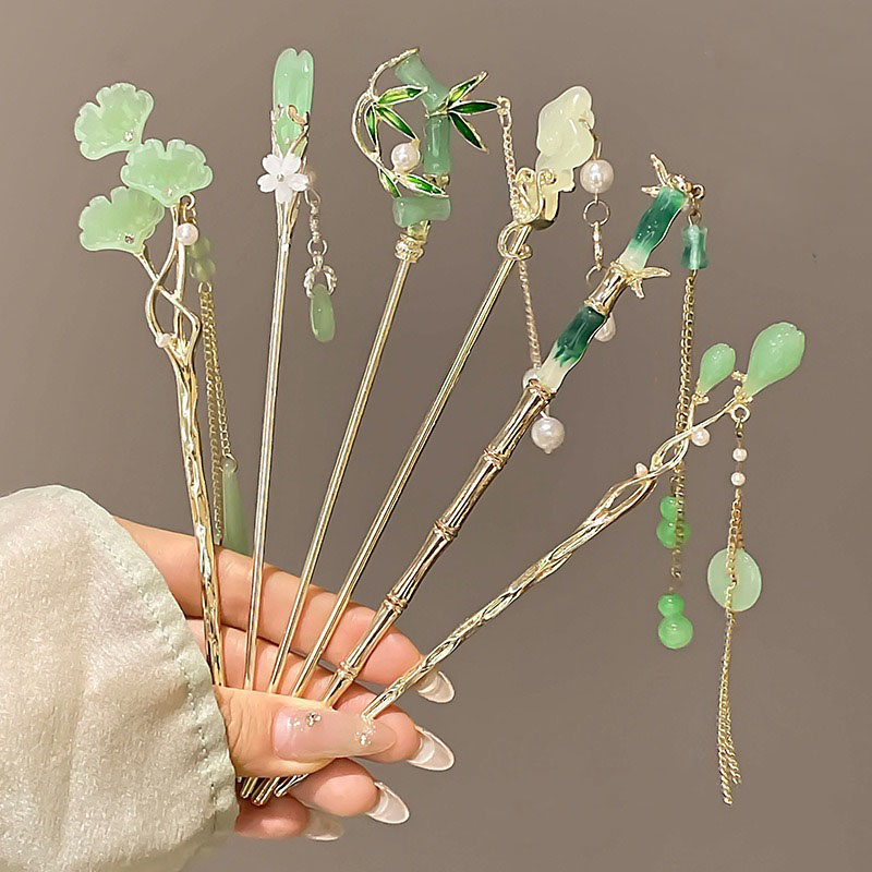 1pc Elegant Chinese Style Gree – Women'S Accessories Designer recenzja i cena